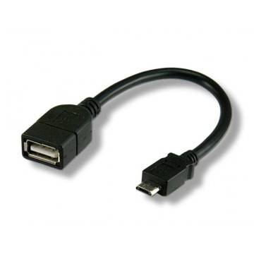 Cavo USB 2.0 OTG A Femmina / Micro B Maschio 0.2 m 