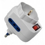 Adattatore con Spina 16A Rotante