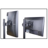 Supporto da scrivania per 3 Monitor 13-24'' con morsetto