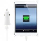 Caricatore da Auto 1p USB con uscita 5V / 1Ah Bianco