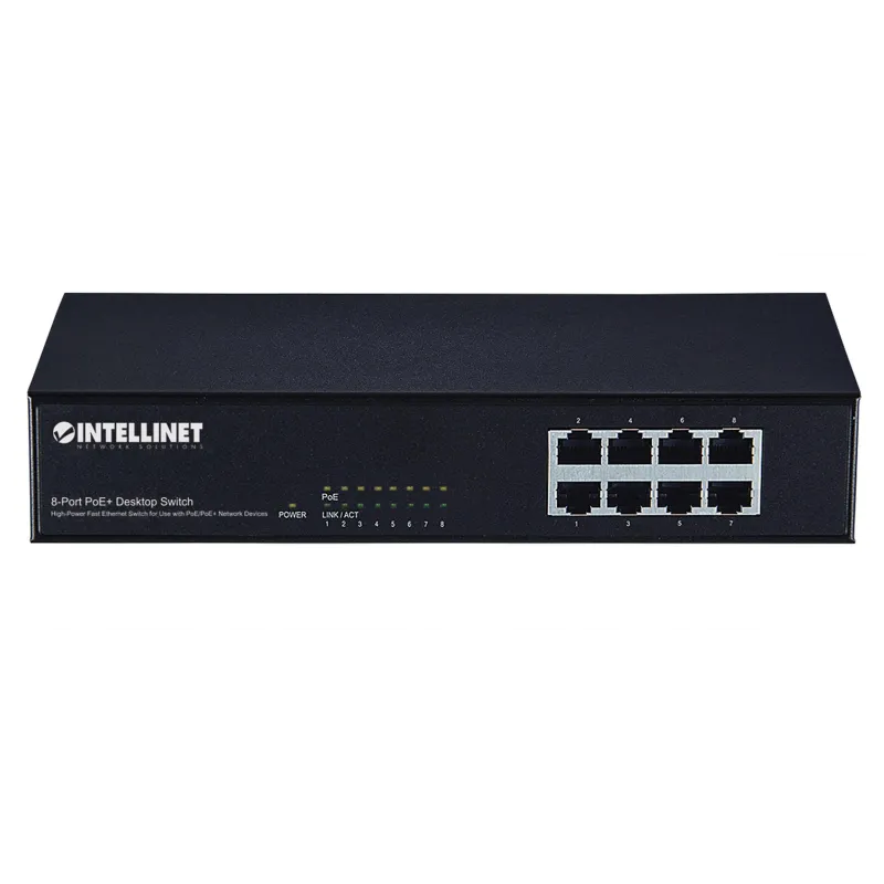 Switch PoE+ 8 Porte, Desktop / Rack