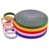 Rotolo di Velcro Fermacavi Lunghezza 25 m Larghezza 16 mm Blu