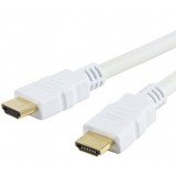 Cavo HDMI High Speed con Ethernet A/A M/M 2 m Bianco