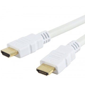 Cavo HDMI High Speed con Ethernet A/A M/M 10 m Bianco