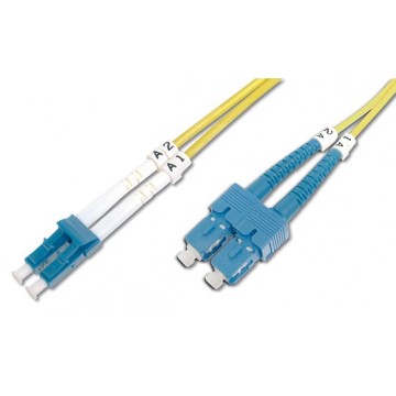 Cavo fibra ottica SC/LC 9/125 Monomodale 10 m OS2