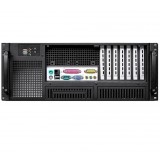 Chassis Industriale Rack 19''/Desktop 4U Ultra Compatto Nero