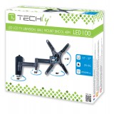 Supporto a Muro per TV LED LCD 13 - 37'' Inclinabile 3 Snodi Nero