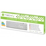 Tastiera 105 tasti USB Standard, colore Bianco