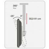 Supporto Telescopico Universale a Soffitto per TV LED LCD 32-55''