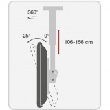 Supporto Telescopico Lungo a Soffitto per TV LED LCD 37-70''