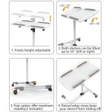 Trolley Flessibile Universale per Notebook / Proiettore, Bianco