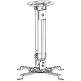 Supporto a Soffitto per Proiettori Estensione 545-900 mm Silver