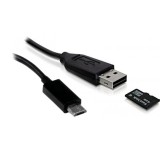 Cavo OTG per Trasmissione dati e Ricarica USB 2.0 con Slot Micro SD