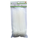 Fascette Fermacavi con Innesto Libero 200x4,8mm in Nylon 100pz Bianco