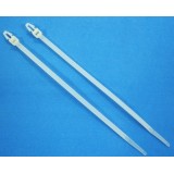 Fascette Fermacavi con Innesto Libero 200x4,8mm in Nylon 100pz Bianco