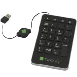 Tastierino Numerico USB Slim 23 Tasti Nero