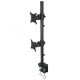 Supporto da Scrivania per 2 Monitor 13-27'' con Morsetto
