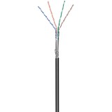 Matassa SF/UTP Cavo Cat.5E CCA 100m Rigido da Esterno Nero