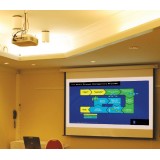 Supporto a Soffitto per Proiettori Estensione 500-770 mm Bianco