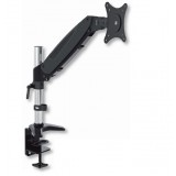 Supporto Tubolare a Gas da Scrivania per Monitor 15-27'' 360mm Nero