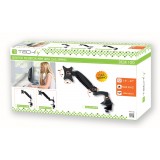 Supporto Tubolare a Gas da Scrivania per Monitor 15-27'' 360mm Nero