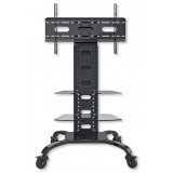 Supporto a Pavimento con 2 Mensole Trolley TV LCD/LED/Plasma 32-70''