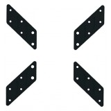 Adattatore Universale per Supporto VESA da 200x200 a 400x400 Nero