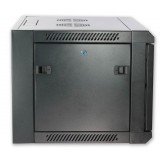 Armadio Rack 19'' a muro 9 unit&agrave; prof.450 Nero da Assemblare Techly