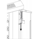 Armadio Rack 19'' a muro 9 unit&agrave; prof.450 Nero da Assemblare Techly