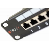 Pannello Patch STP 24 Posti RJ45 Cat.6 Techly