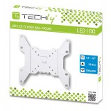 Supporto a muro per TV LED LCD 13''-37'' fisso Bianco