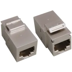 Accoppiatore RJ45 F/F STP C6A Keystone 
