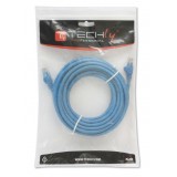 Cavo di rete Patch in CCA Cat.6 Blu UTP 10m
