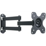 Supporto a Muro per TV LED LCD 13-30'' Full-Motion Nero