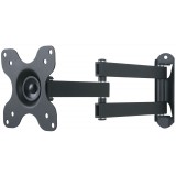 Supporto a Muro per TV LED LCD 13-30'' Full-Motion Nero