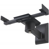 Coppia Staffe Speakers a Parete fino a 25kg Nero