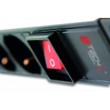 Multipresa 8 Posti da Rack 19'' Connettore C14 con Interruttore 1 HE