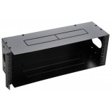 Staffa di Montaggio da Muro 19'' Easyline 4U con 3 Fori Nero