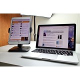 Supporto Estensibile per Tablet e i-Pad 4.7''-12.9'' da Scrivania e da Muro