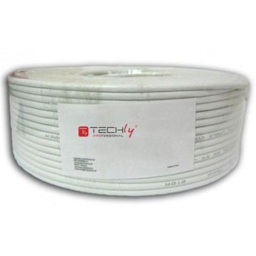 Matassa U/UTP, 4 coppie, Cavo Cat.6 Rame 100m Rigido Grigio