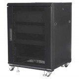 Armadio Rack 19'' 600x600 15U per Audio Video Nero