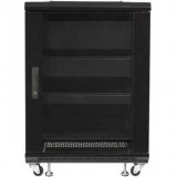 Armadio Rack 19'' 600x600 15U per Audio Video Nero