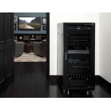 Armadio Rack 19'' 600x600 27U per Audio Video Nero
