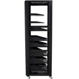 Armadio Rack 19'' 600x600 36U per Audio Video Nero