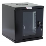  Armadio Rack 10'' a muro 6 unit&agrave; Nero
