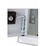  Armadio Rack 10'' a muro 9 unit&agrave; Grigio