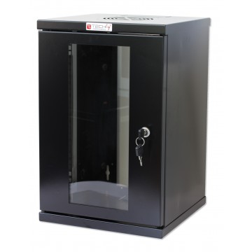 Armadio Rack 10'' a muro 9 unit&agrave; Nero