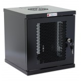 Armadio Rack 10'' a muro 6 unit&agrave; Porta Grigliata Nero