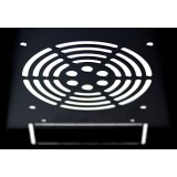 Armadio Rack 10'' a muro 6 unit&agrave; Porta Grigliata Nero