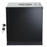  Armadio Rack 10'' a muro 6 unit&agrave; Porta Cieca Nero